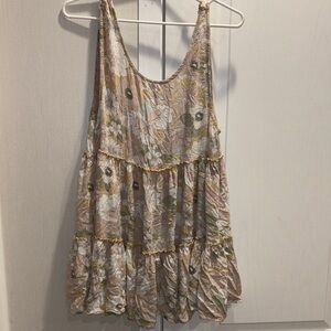 O'Neill Multicolor Floral Tiered Tunic